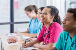 Smiling Nursing Students